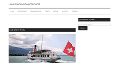 Desktop Screenshot of lake-geneva-switzerland.com